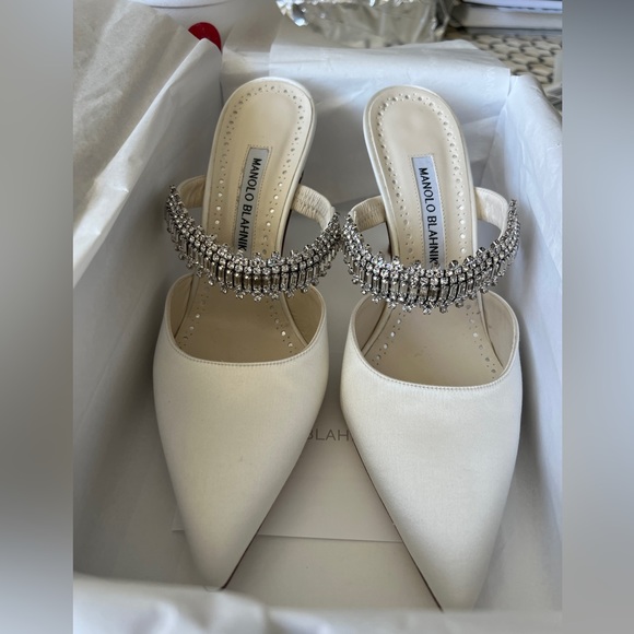 Manolo Blahnik Shoes - NWT Manolo Blahnik Lutara Mule size 39